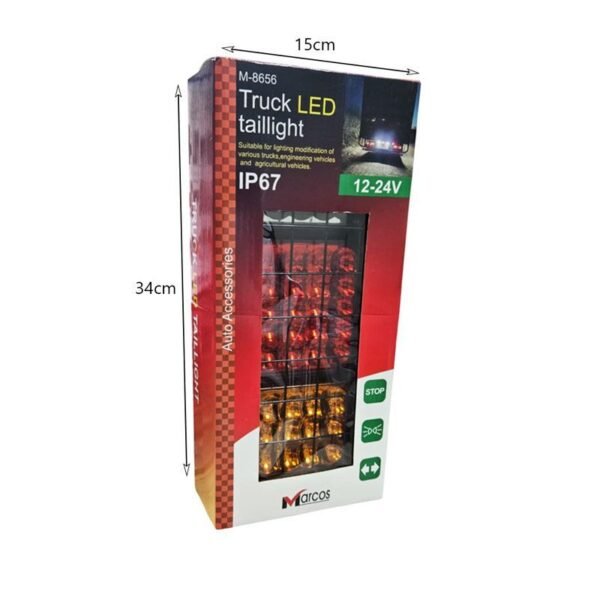 Φανάρι Πίσω LED για Φορτηγά Marcos M-8656 - Truck LED Taillight