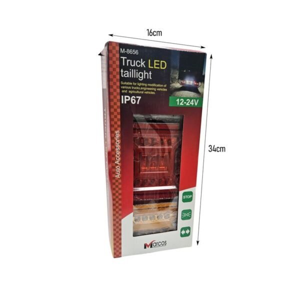 Φανάρι Πίσω LED για Φορτηγά Marcos M-8656 - Truck LED Taillight