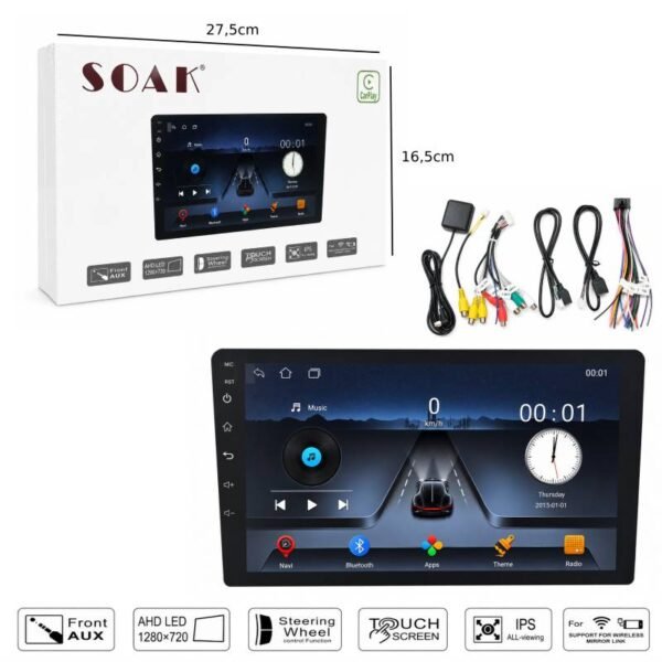 SOAK Οθόνη Αυτοκινήτου 6GB 9'' 929CP - Car Multimedia Display