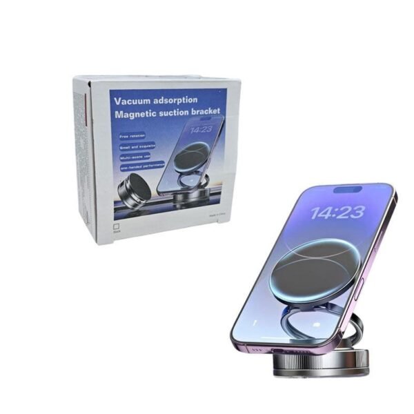 030222 Μαγνητική Βάση Κινητού με Κενό Αέρος - Vacuum Adsorption Magnetic Suction Bracket