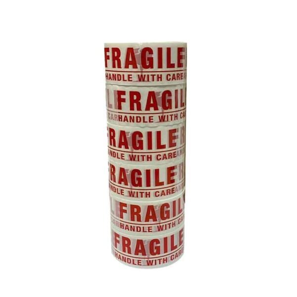 034043 Κόλλητη Ταινία Εύθραυστο "FRAGILE Handle With Care" - Fragile Packing Tape