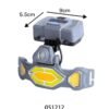 Φακός κεφαλής LED με ηλιακό πάνελ -  T67CS - 051212