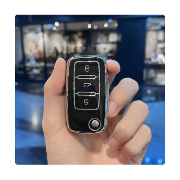 Θήκη Κλειδιών Αυτοκινήτου Μαύρη - Car Key Cover
