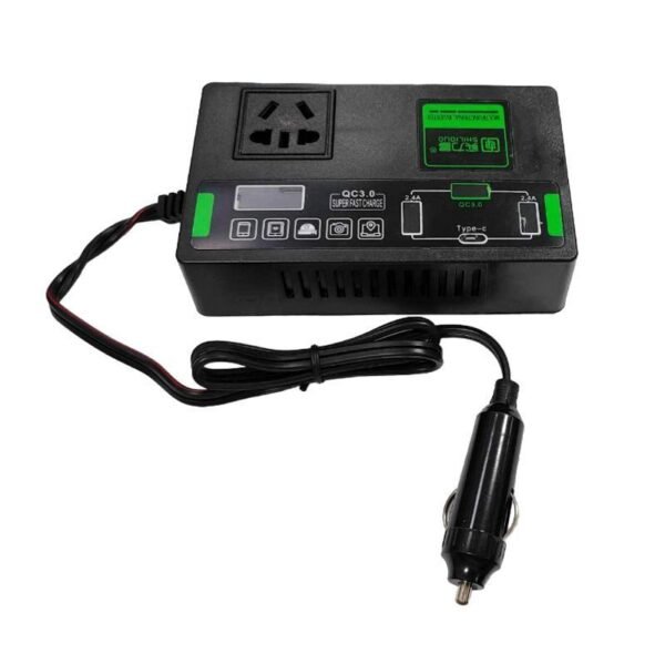 074125-1 Inverter Αυτοκινήτου 220V - Φόρτιση Συσκευών Στην Πορεία
