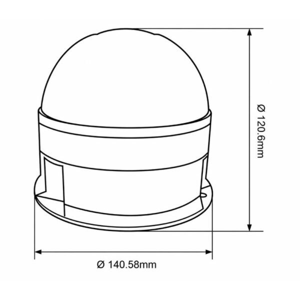 074153-1 Προειδοποιητικός Φάρος LED Πορτοκαλί – Amber LED Warning Beacon