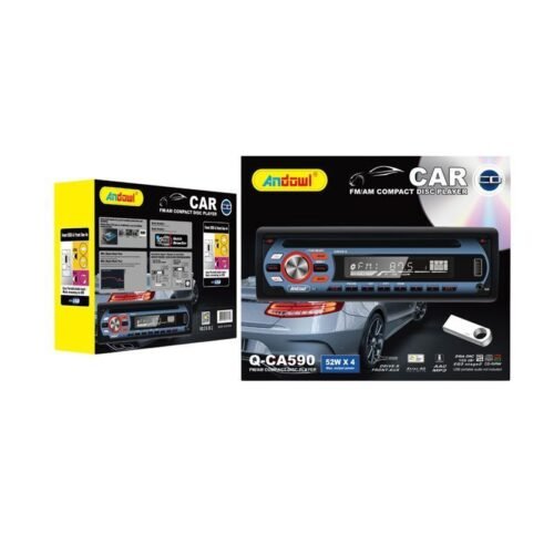 075044 Andowl Ηχοσύστημα Αυτοκινήτου Q-CA590 - Car FM/AM Compact Disc Player