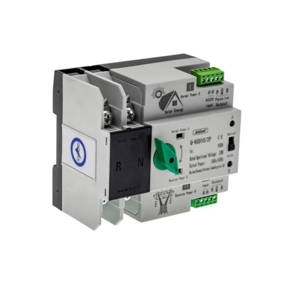 Αυτόματος διακόπτης διπλής τροφοδοσίας 230V 100A