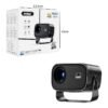 Andowl Έξυπνος Προβολέας 4K WiFi 2.4G+5G Android YG500 - Smart Projector