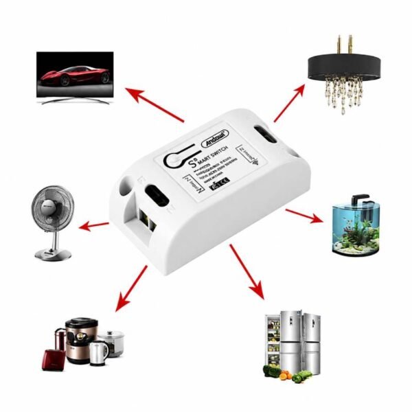 0751221-1 Andowl Έξυπνος Διακόπτης WiFi Smart Switch Q-KG09 - WiFi Smart Switch