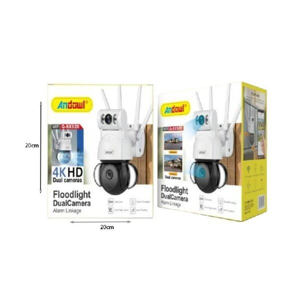 075469-3 IP κάμερα παρακολούθησης 4K Wi-Fi αδιάβροχη με αμφίδρομη επικοινωνία