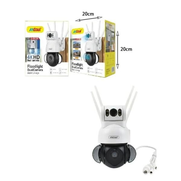 075469-4 IP κάμερα παρακολούθησης 4K Wi-Fi αδιάβροχη με αμφίδρομη επικοινωνία