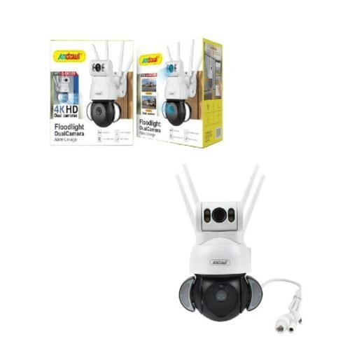 075469 Andowl IP Κάμερα Παρακολούθησης Wi-Fi 4K Αδιάβροχη με Αμφίδρομη Επικοινωνία Q-SX920 - Foodlight Dual Camera