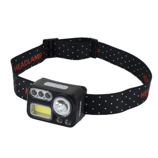 075658-1 Andowl Επαναφορτιζόμενος Φακός Κεφαλής LED Αδιάβροχος με Μέγιστη Φωτεινότητα 750lm Q-TD209 - High Light Head Lamp