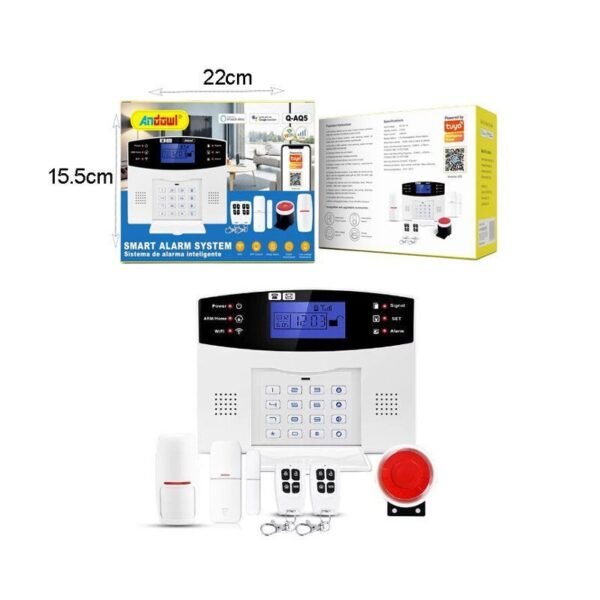 075673-3 Σύστημα συναγερμού ασύρματο με LCD και 2 τηλεχειριστήρια