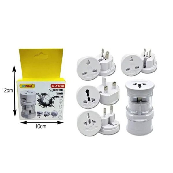 Αντάπτορας Πρίζας Universal Q-A178B - Universal Travel Adaptor