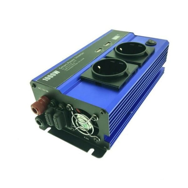 Μετατροπέας Ισχύος 1000W 12V 220V με USB - Φόρτιση σε κίνηση