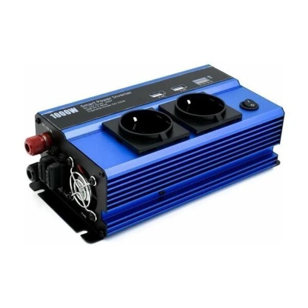 Μετατροπέας Ισχύος 1000W 12V 220V με USB - Φόρτιση σε κίνηση