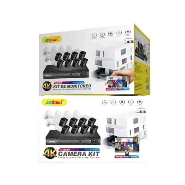 075749-2 Σύστημα CCTV 8 καμερών 4K - Πλήρης ασφάλεια σπιτιού και επιχείρησης