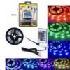 075763-5 LED ταινία RGB 2m με τηλεχειριστήριο και USB τροφοδοσία