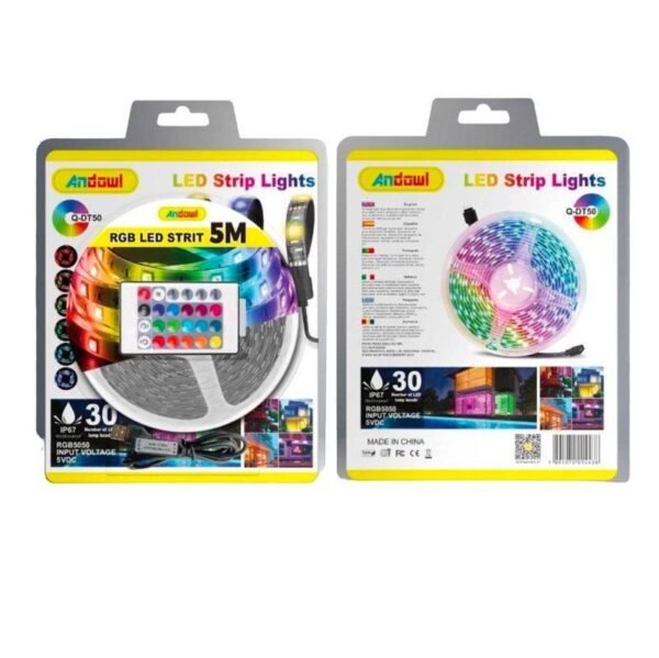 075764-4 LED ταινία RGB 5m με τηλεχειριστήριο και USB τροφοδοσία