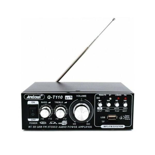 075766-4 Andowl Τελικός Ενισχυτής Hi-Fi Stereo Q-T110 Max - Karaoke Reverberation Power Amplifier