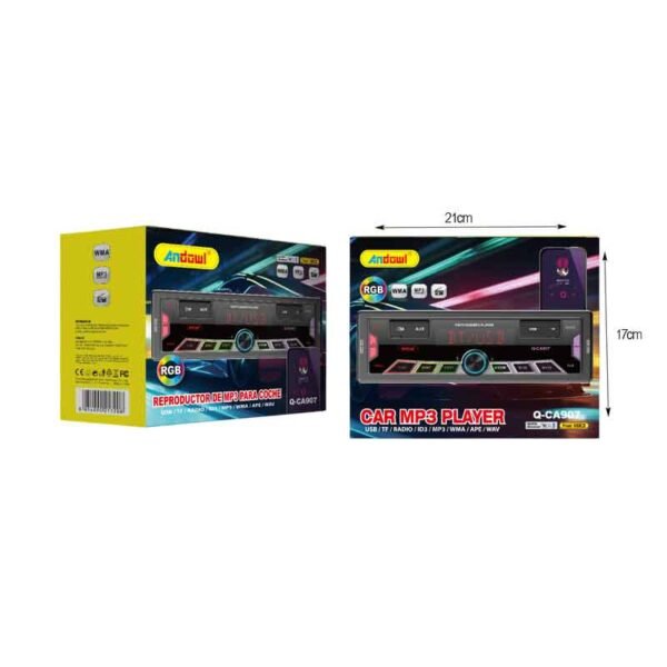 075924-1 Andowl MP3 player αυτοκινήτου Q-CA907 - Car MP3 player