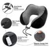 080001-7 Μαξιλάρι Αυχένα Ταξιδιού Memory Foam - Memory Foam Travel Pillow Neck Support