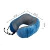 080001-8 Μαξιλάρι Αυχένα Ταξιδιού Memory Foam - Memory Foam Travel Pillow Neck Support
