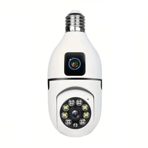 080021 Κάμερα ασφαλείας IP - Dual - Lamp E27 - 080021