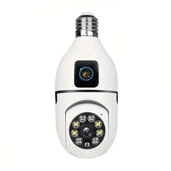080021 Κάμερα ασφαλείας IP - Dual - Lamp E27 - 080021