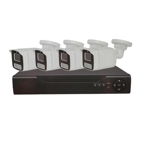 Καταγραφικό δικτύου με 4 κάμερες - CCTV Security Recording System - POE - 08005