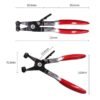 089099-4 Πένσες σφιγκτήρων κολάρων σετ 8τμχ - Hose Clamp Pliers Tool Sets 8pcs