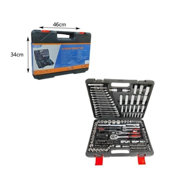 089125-3 Σετ Καστάνιες & Καρυδάκια 216τμχ - Socket Set 216pcs