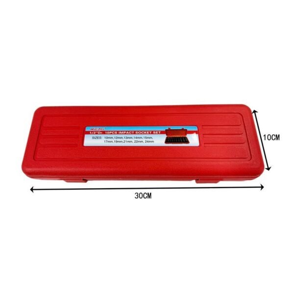 Σετ Κρουστικά Καρυδάκια 1/2" 10τεμ - Impact Socket Set