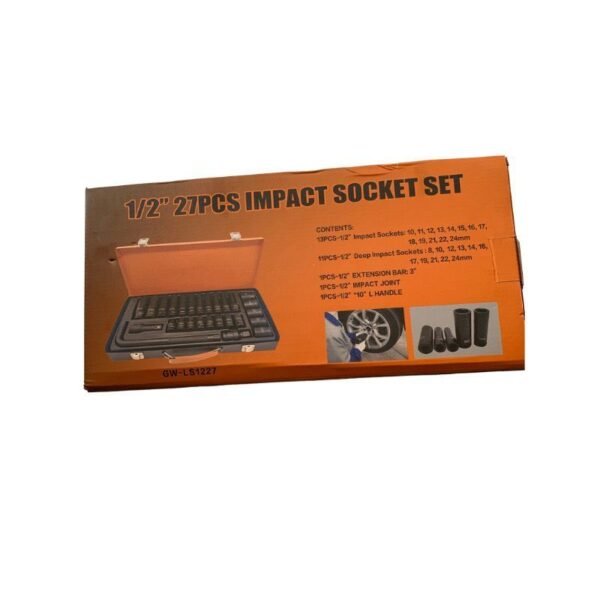 Σετ Καρυδάκια 27τεμ. 1/2" - Impact socket set