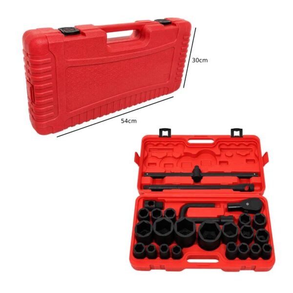 089164-2 Σετ Καρυδάκια Κρούσης 26 Τεμαχίων 3/4" & 1" σε Βαλίτσα Μεταφοράς - 26PCS Impact Socket Wrench Set with Carry Case