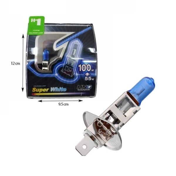 10059-4 HNG Λάμπες Αλογόνου Τύπου Xenon 55w 12v H1 5500k 2τμχ - Halogen Lamp Super White 2pcs