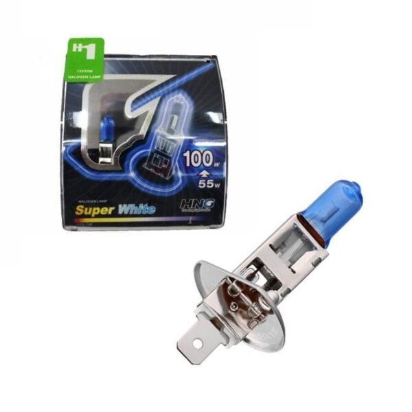 10059 HNG Λάμπες Αλογόνου Τύπου Xenon 55w 12v H1 5500k 2τμχ - Halogen Lamp Super White 2pcs