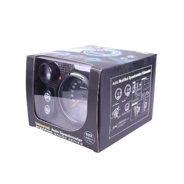10106-2 Ket Gauge LED Ταχύμετρο Αυτοκινήτου 80mm 3.75” LED Μπλέ LCD - Universal Auto Speedometer Tachometer
