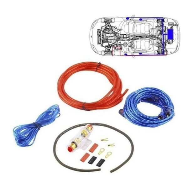101073-1 XIANPING Καλώδιο Ενισχυτή Αυτοκινήτου 1500w MJ-8 - Amplifier instalation kit