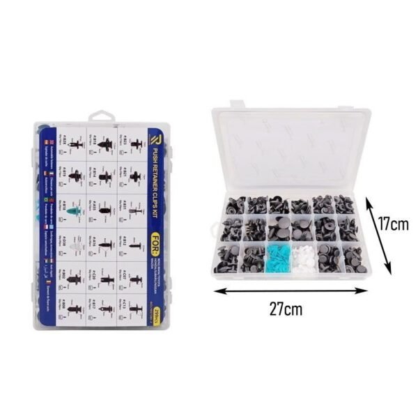 Rchang Πλαστικά κλίπς αυτοκινήτου Universal 299τμχ - Push Retainer Clips Kit