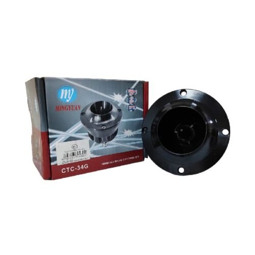 101430 Mingyuan Tweeter Αυτοκινήτου Στρογγυλό 38mm 1000W 10x10cm CTC-34G - Aluminum car tweeter