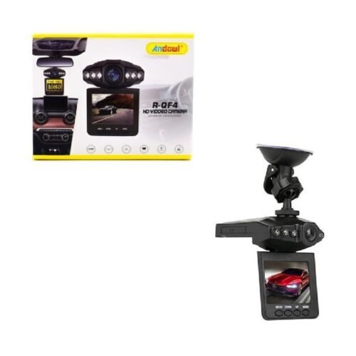 1014597 Andowl R-QF4 Κάμερα DVR Αυτοκινήτου με Οθόνη 2.4" για Παρμπρίζ με Βεντούζα - HD Video camera