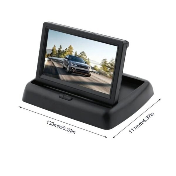 Αναδιπλούμενη οθόνη αυτοκινήτου TFT-LCD Monitor 4.3"