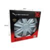 Versaco Σετ Τάσια Αυτοκινήτου 4τμχ 16" Ασημί - Wheel Covers