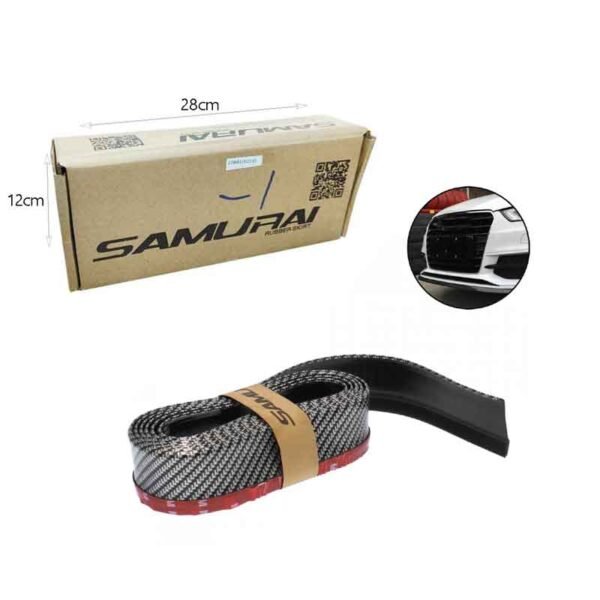 101742-4 Εμπρόσθιο εύκαμπτο spoiler αυτοκινήτου carbon 2.5m- Front flexible carbon car spoiler