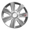 Versaco Σετ Τάσια Αυτοκινήτου 4τμχ 15" Ασημί - Wheel Covers