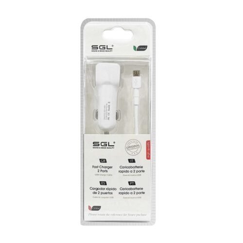 110206_USB Φορτιστής αυτοκινήτου - Micro USB - 1m - V8-D13 - 110206
