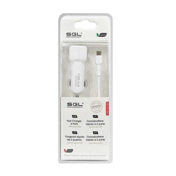 110206_USB Φορτιστής αυτοκινήτου - Micro USB - 1m - V8-D13 - 110206
