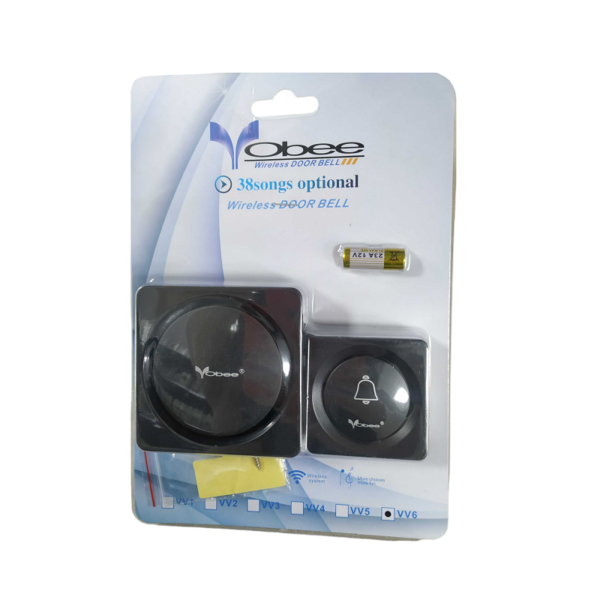 113569_b Ασύρματο κουδούνι πόρτας - VV6 - 113569 - Black